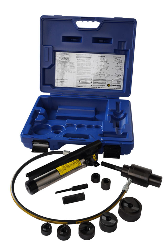 152PM 1/2" 2" Piece Maker™ Hydraulic Knockout Set w/Plastic Case