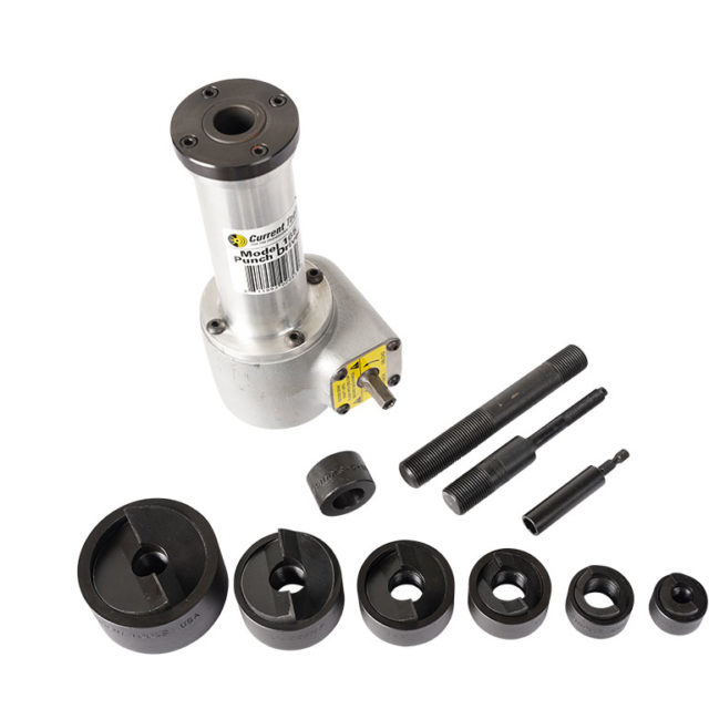 162PM 1/2" 2" Piece Maker Drill Driven Knockout Set Current Tools