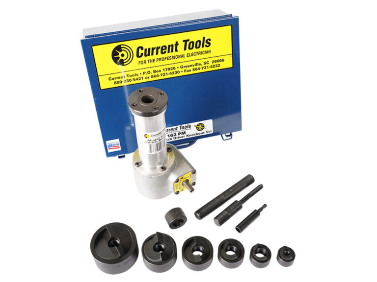 162PM 1/2" 2" Piece Maker Drill Driven Knockout Set Current Tools