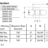 Rope to Swivel Connector — 00522